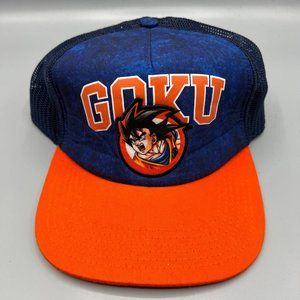 Dragon Ball Z Trucker Hat Bird Studios TOEI Funimation Goku Snap back Cap‎ Men
